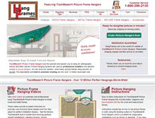 Tablet Screenshot of hangframes.com